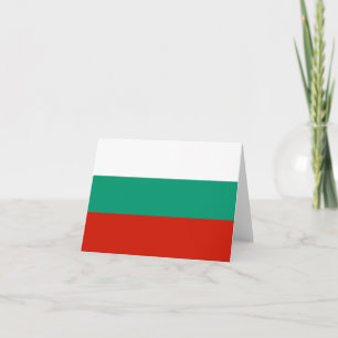 Bulgaarse vlag notitiekaartje