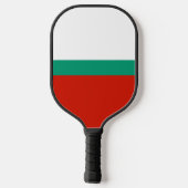 Bulgaarse vlag pickleball paddle (Achterkant)