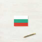 Bulgaarse vlag post-it® notes (Op bureau)