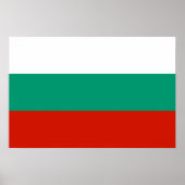 Bulgaarse vlag poster (Voorkant)