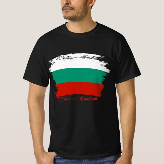 Bulgaarse vlag t-shirt (Voorkant)