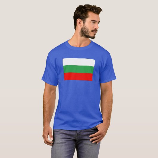 Bulgaarse vlag t-shirt (Voorkant volledig)
