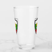 Bulgaarse vlaggen glas (Links)