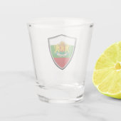 Bulgaarse vlaggen shot glas (Achterkant)