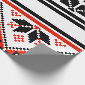 Bulgaarse volkskunst cadeaupapier (Hoek)