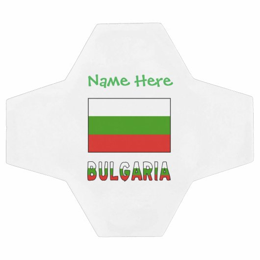 Bulgaria Bulgarian Flag Green Personalized Name (Plat)