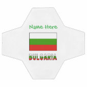 Bulgaria Bulgarian Flag Green Personalized Name Voetbal (Enkel)
