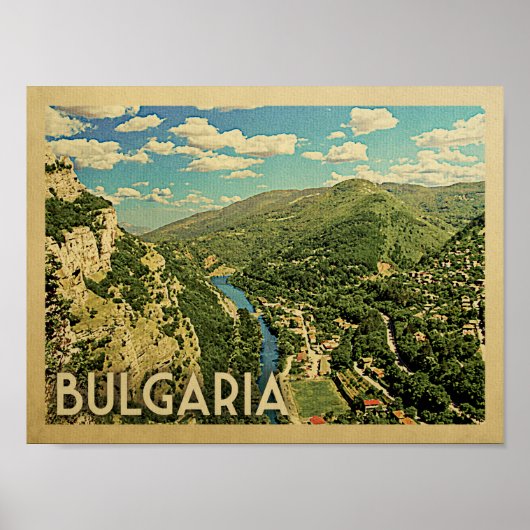 Bulgaria Poster Vintage Travel Poster (Devant)