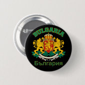 BULGARIA-toets Ronde Button 5,7 Cm (Voorkant /achterkant)
