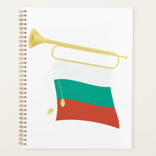 Bulgarian Flag and Bugle (Devant)