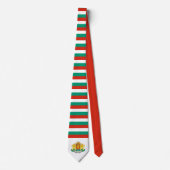 Bulgarian Flag & Coat of Arms, Flag of Bulgaria Stropdas (Voorkant)