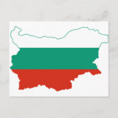 Bulgarie Carte drapeau BG (Devant)