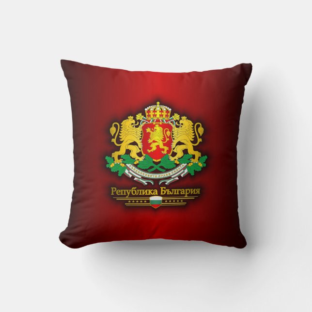 Bulgarije COA Kussen (Voorkant)