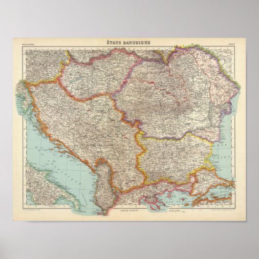 Bulgarije en Servië Poster (Voorkant)