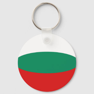 Bulgarije Fisheye Flag Sleutelhanger