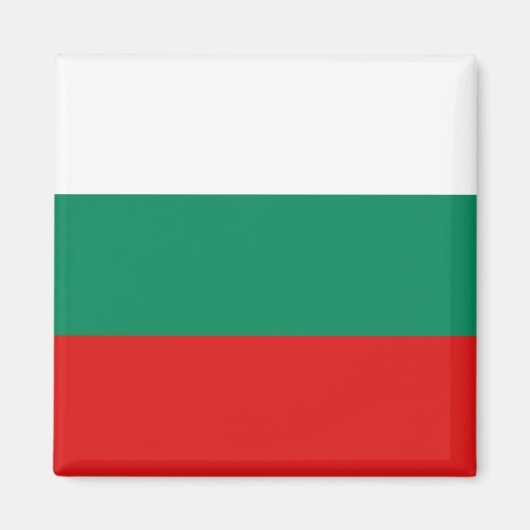 Bulgarije Flag Magnet Magneet (Voorkant)