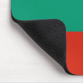 Bulgarije Flag Mousepad Muismat (Hoek)