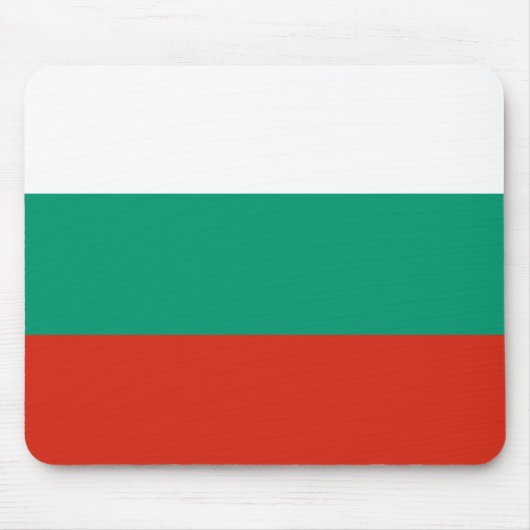 Bulgarije Flag Mousepad Muismat (Voorkant)