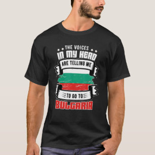 Bulgarije in mijn hoofd t-shirt