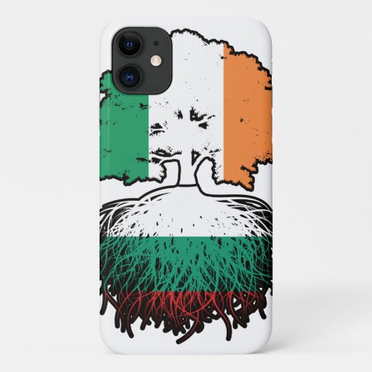 Bulgarije Irish Irish Tree Roots Flag Case-Mate iPhone Case (Achterkant)