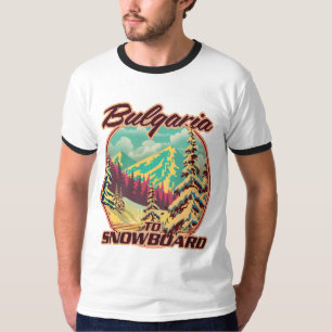 Bulgarije om te snowboarden t-shirt