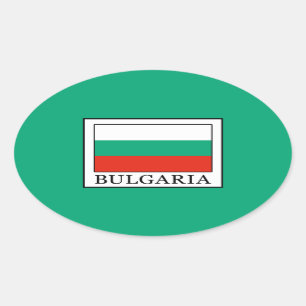 Bulgarije Ovale Sticker