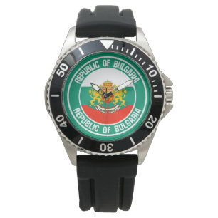 Bulgarije Round Emblem Horloge