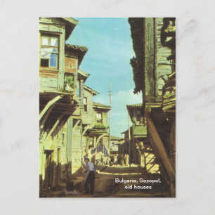 Bulgarije, Sozopol, oude huizen Briefkaart