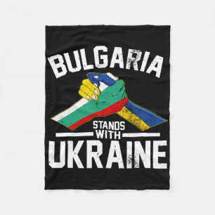 Bulgarije Staat Met Oekraïne Oekraïense Bulgaarse Fleece Deken