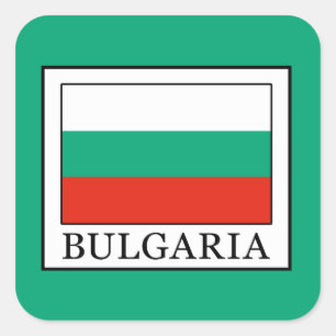 Bulgarije Vierkante Sticker