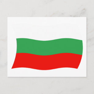 Bulgarije Vlag Ansichtkaart Briefkaart