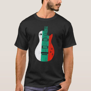 Bulgarije Vlag Gitaar Vintage Muzikant T-shirt
