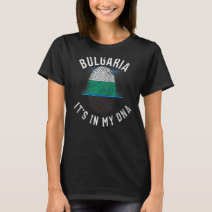 Bulgarije vlag in mijn dna - Bulgaars T-shirt