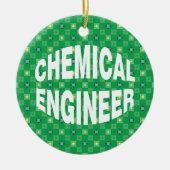 Bulging Chemical Engineer Keramisch Ornament (Voorkant)