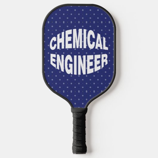 Bulging Chemical Engineer Pickleball Paddle (Voorkant)