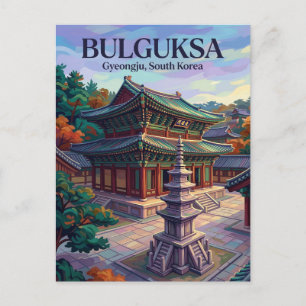 Bulguksa-tempel Zuid-Korea Briefkaart