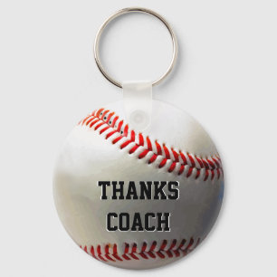 Bulk Baseball Coach-Sleutelhangers. Bedankt Coach Sleutelhanger