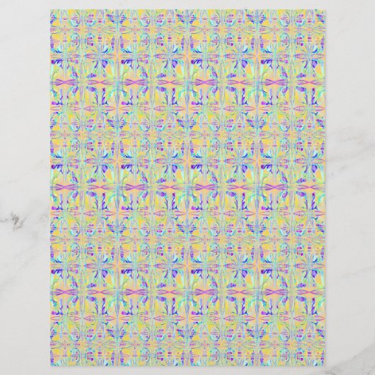 Bulk - Easter Pastels Abstract Scrapbook Paper Flyer (Voorkant)