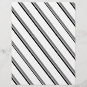 Bulk W&B Diagonal Stripes Scrapbook Pages Flyer (Achterkant)