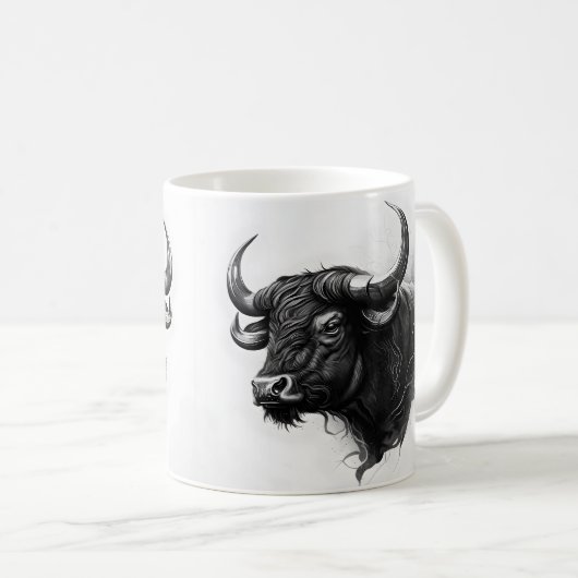 Bull Art Design for Mok (Voorkant rechts)