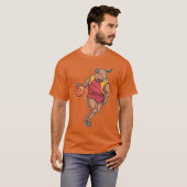 Bull basketbalspeler t-shirt (Voorkant volledig)