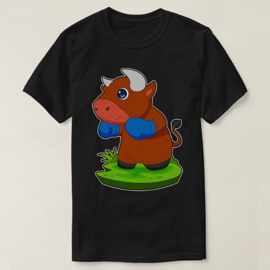 Bull Boxer Bokshandschoenen Boksen T-shirt (Design voorkant)
