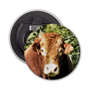 BULL BUTTON FLESOPENER