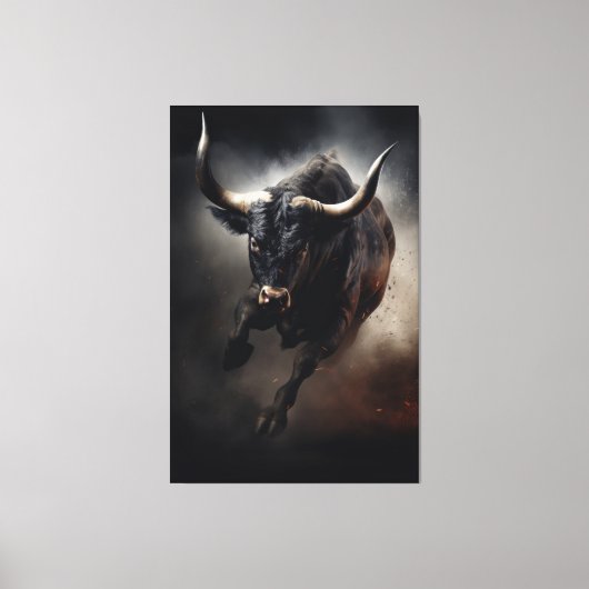 Bull Canvas Art (Voorkant)