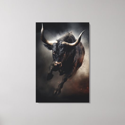 Bull Canvas Art (Voorkant)