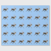 Bull Cariou Cadeaupapier (Vlak)