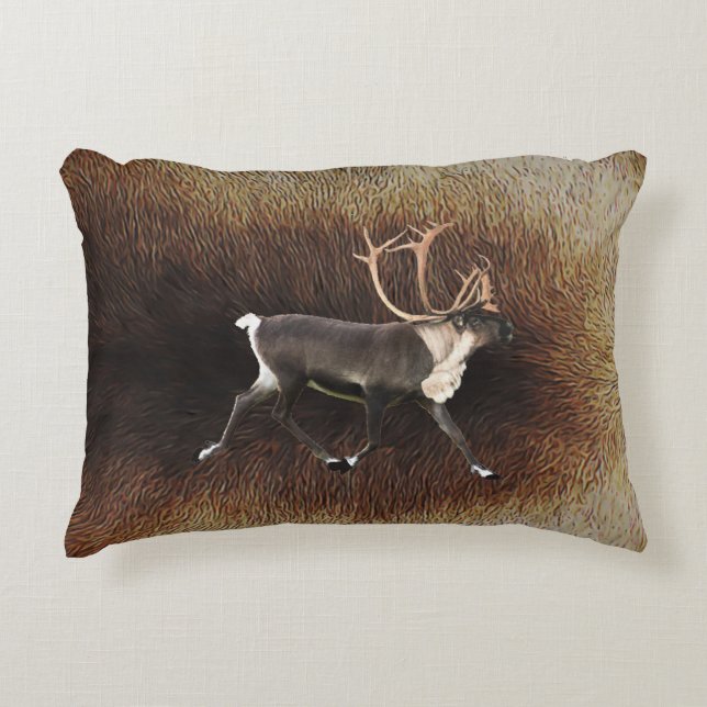 Bull Cariou (rendier) Decoratief Kussen (Voorkant)