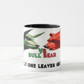 Bull contre Bear Market Struggle Mug for Traders (Centre)
