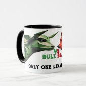 Bull contre Bear Market Struggle Mug for Traders (Devant gauche)