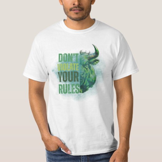 Bull design | Reminder | Motivation T-shirt (Voorkant)